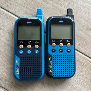 VTech Blue and Black Walkie Talkies